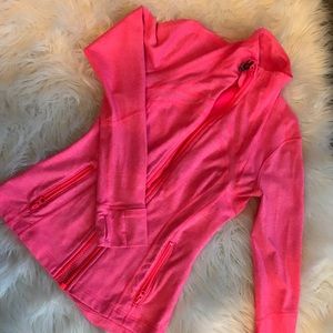 Pink heathered lululemon fitted jacket - size 4